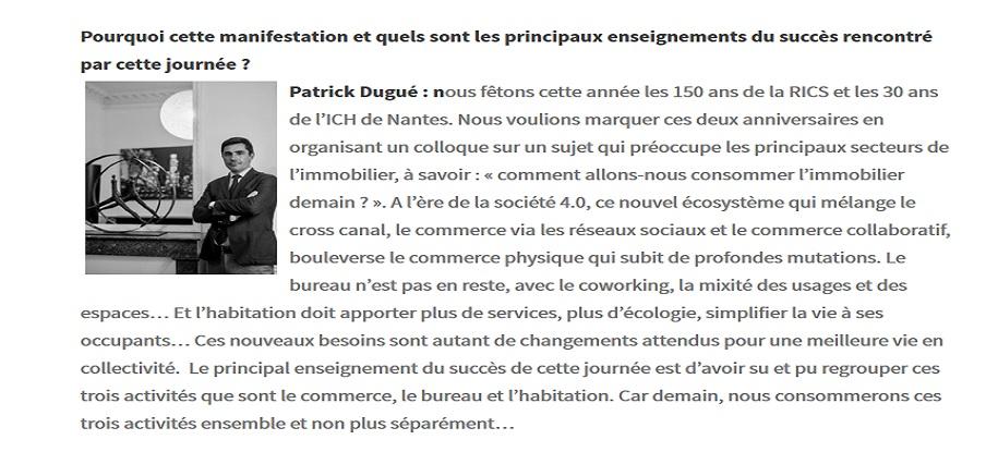 Immoweek - RICS : plus de 1 000 participants pour fêter ses 150 ans à Nantes
