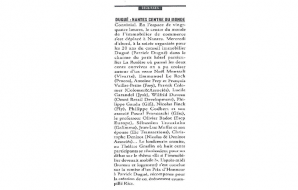 La correspondance de l'enseigne. Dugué : Nantes centre du monde