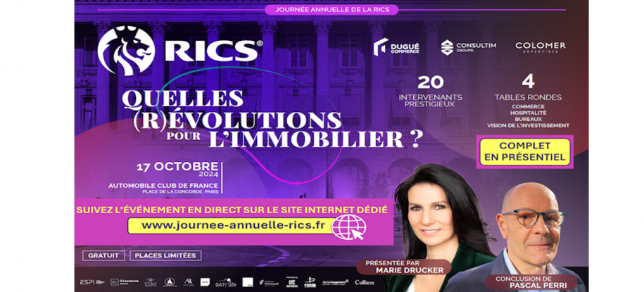 Journée annuelle de la RICS le 17/10/24